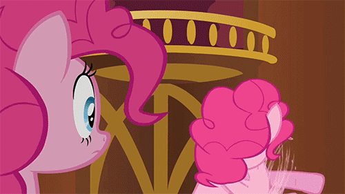 20% Cooler animated blue_eyes earth_pony equine facial_hair female generation_4 grin loop mustache nigel_thornberry nightmare_fuel parody pink_body pink_hair pinkie_pie pony secret-pony shocked surprised
