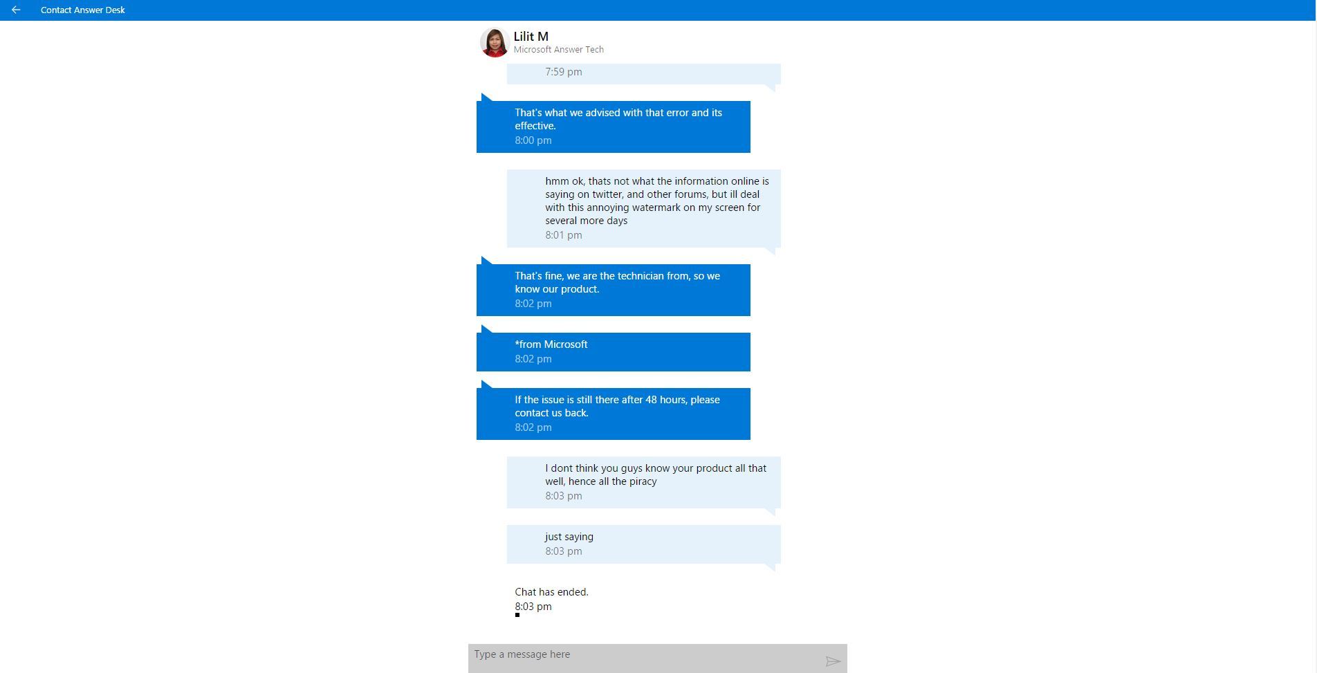 A Microsoft Chat About Windows 10 Crazy Windows Level1techs