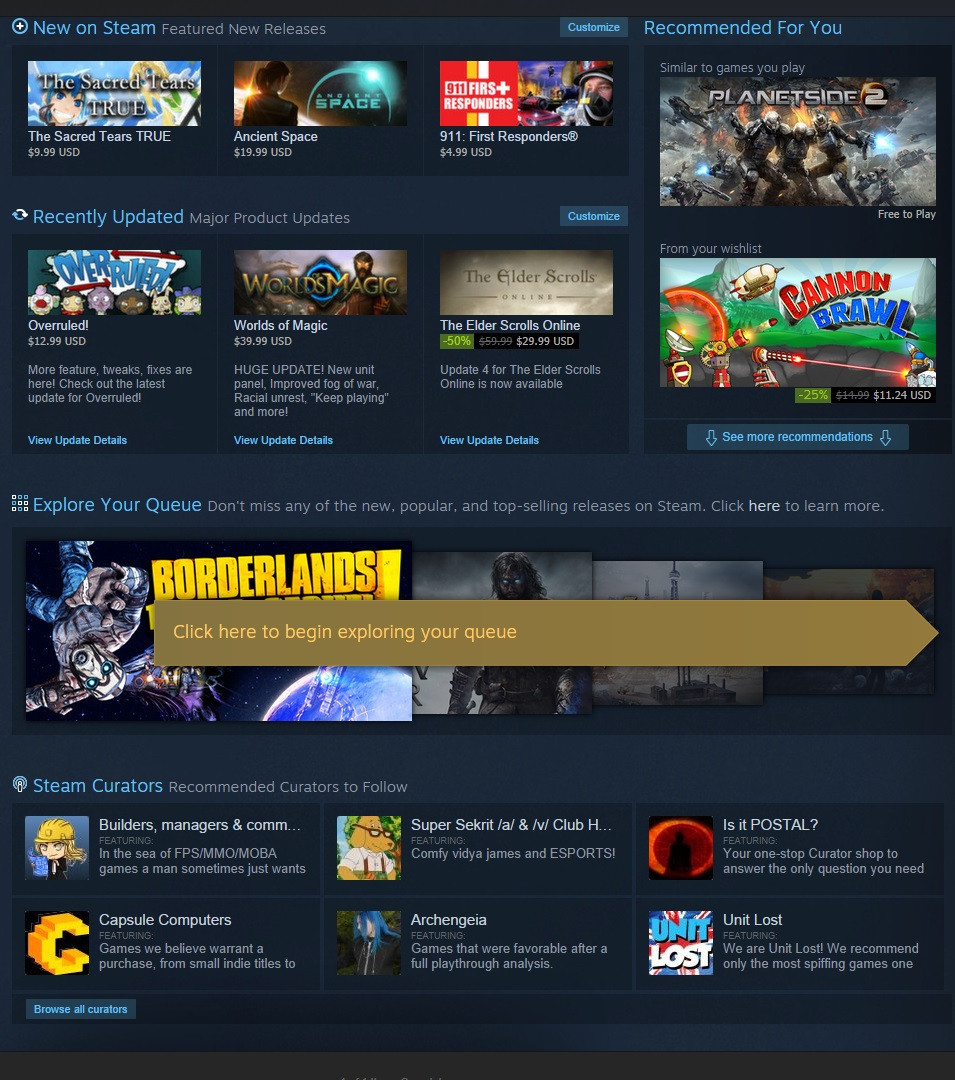 The Game Store on Steam