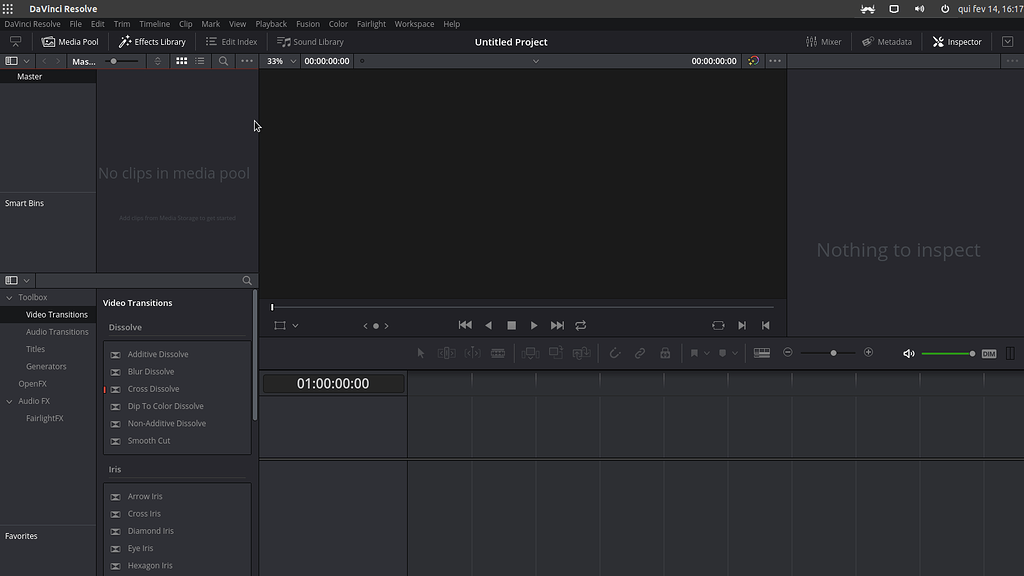DaVinci Resolve on Linux doesn't properly fit the screen - Linux 