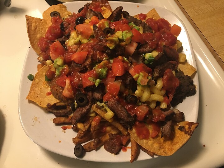 loaded chips and frys