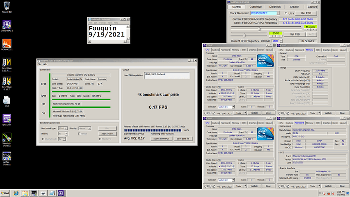 Xeon DP 2800 - 0.17FPS x265 4K - 3472MHz