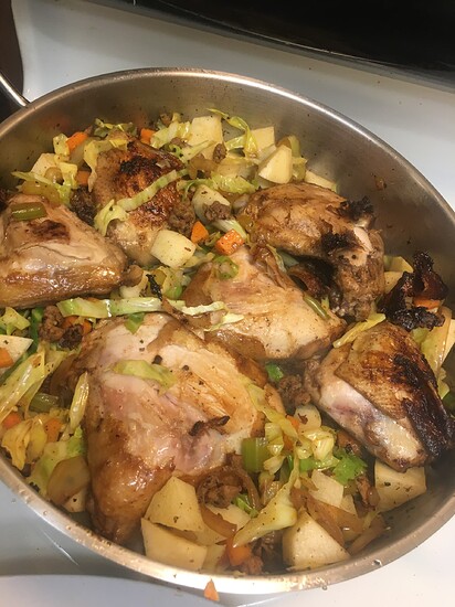 one pot chicken and vegetables 4