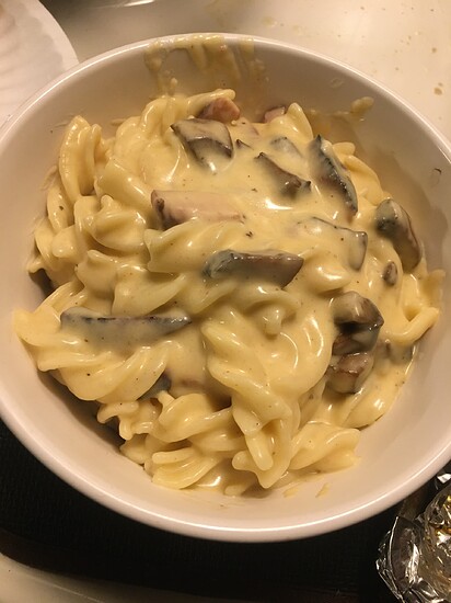 ham mushroom mac and cheese 4