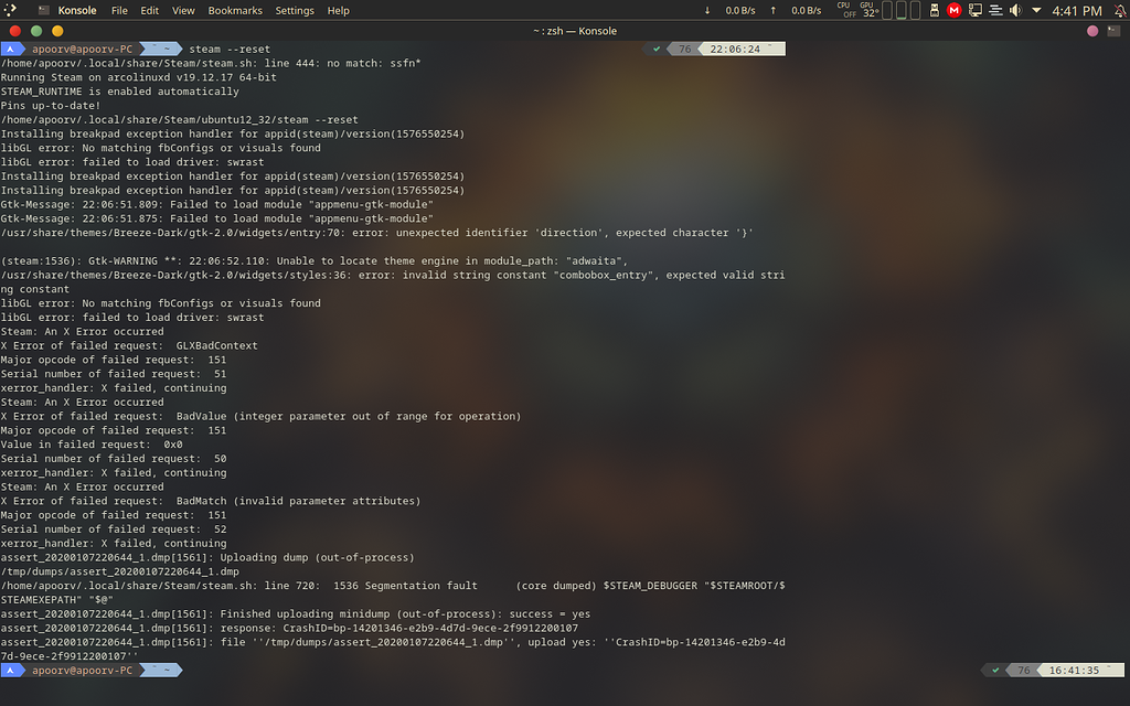 Cannot launch steam - Gaming - Level1Techs Forums