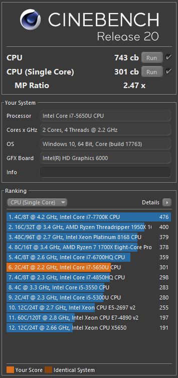 Udsæt grus Modtager Cinebench R15 Extreme! AND Cinebench R20 - Benchmarking Thread - CPU -  Level1Techs Forums