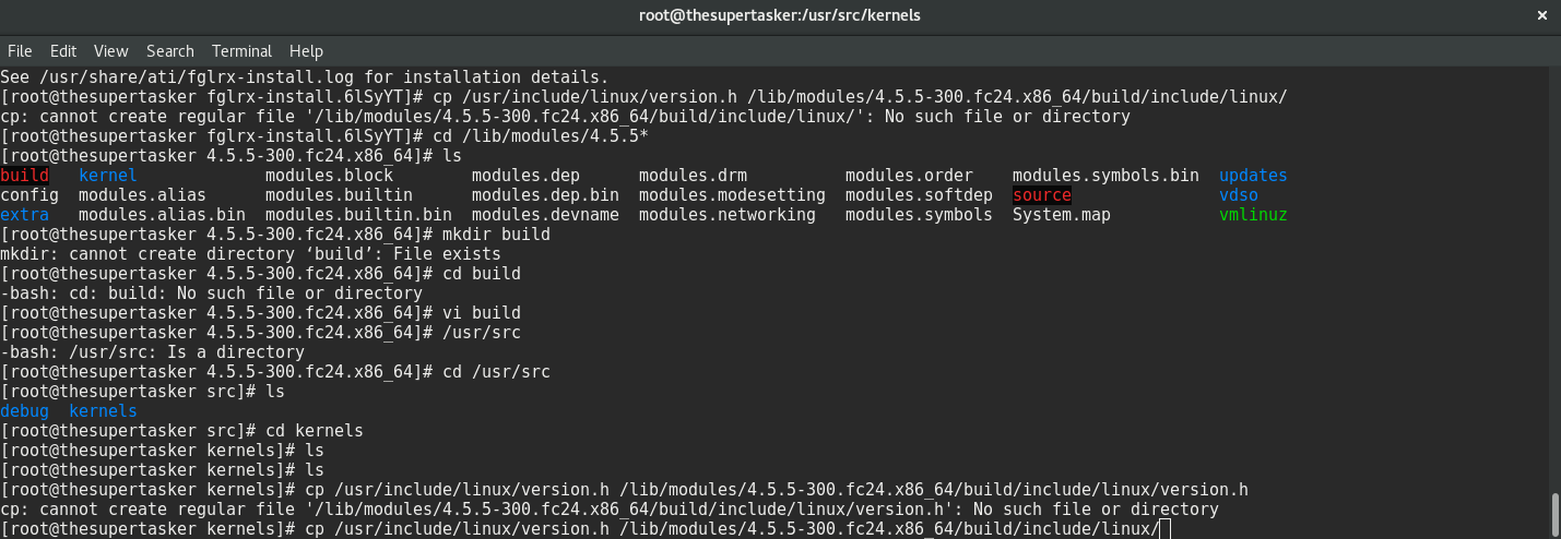 Fedora 24 AMD Linux Drivers - Linux - Level1Techs Forums
