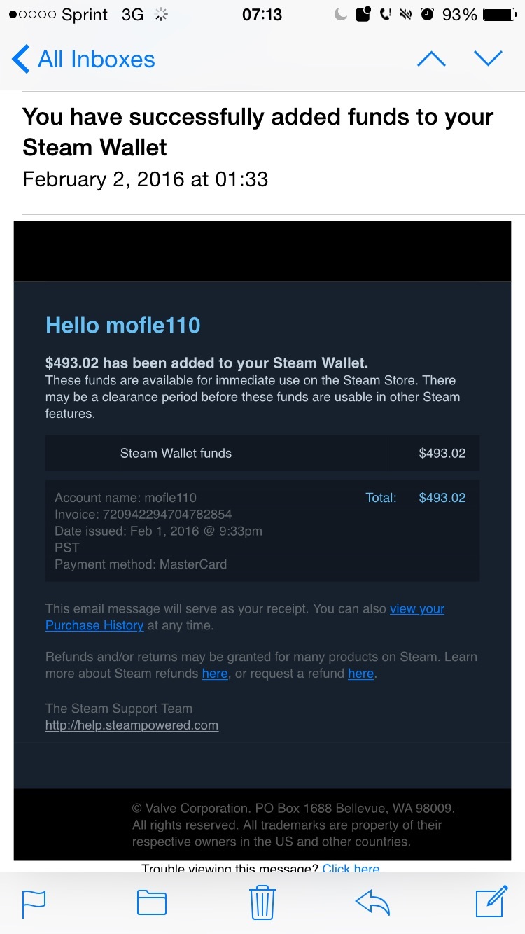 Steam Accounts Hacked