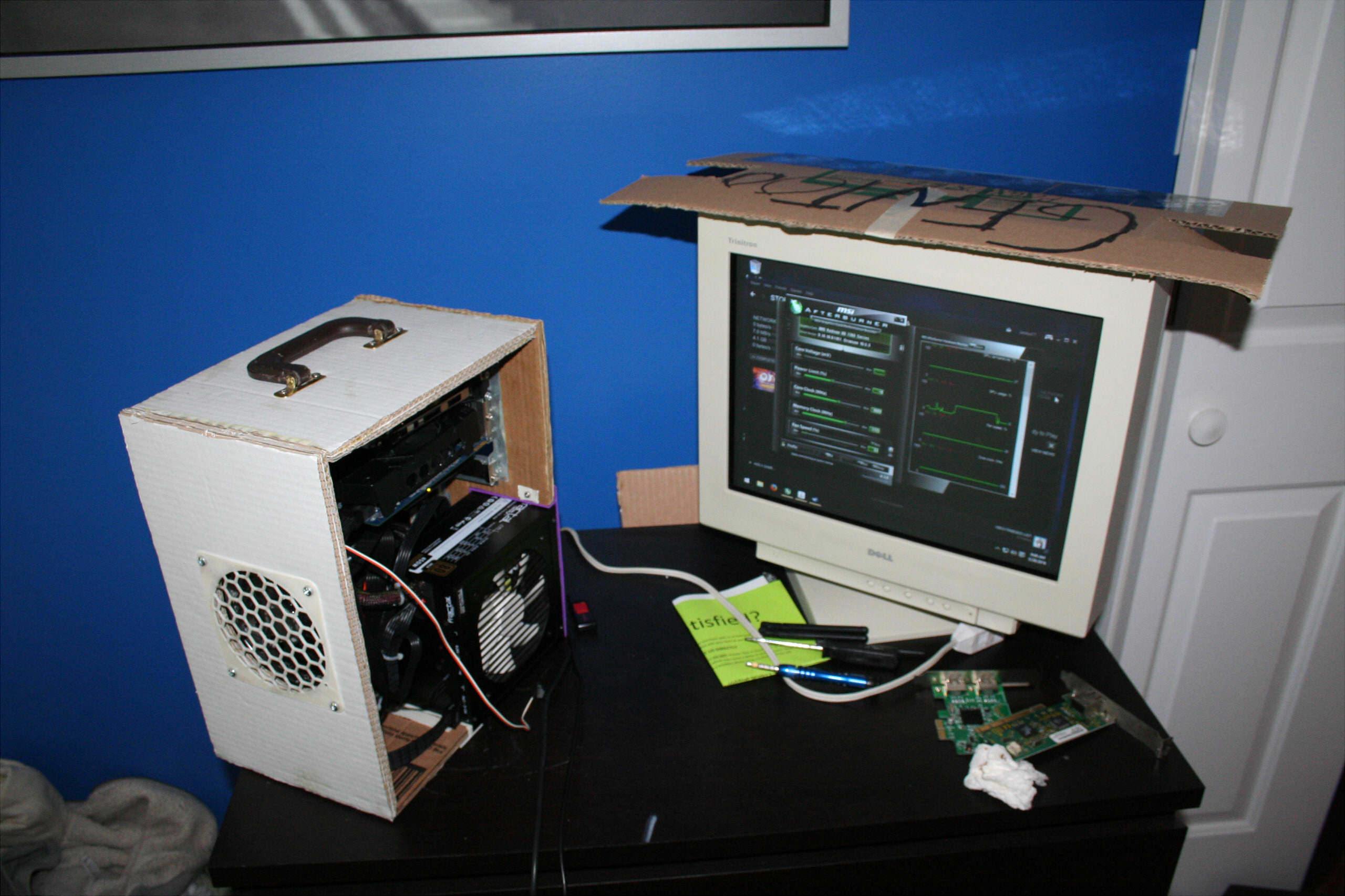 Cardboard 2.0 - Full ATX system the size of an ITX computer - Build ...
