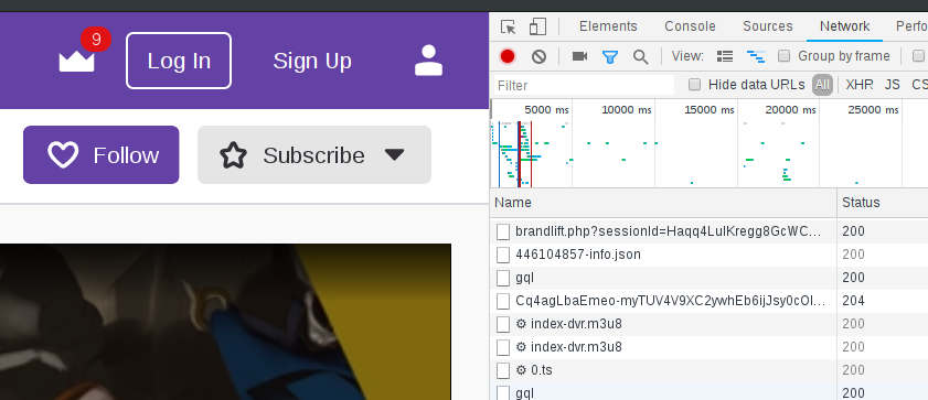 TwitchTV Login