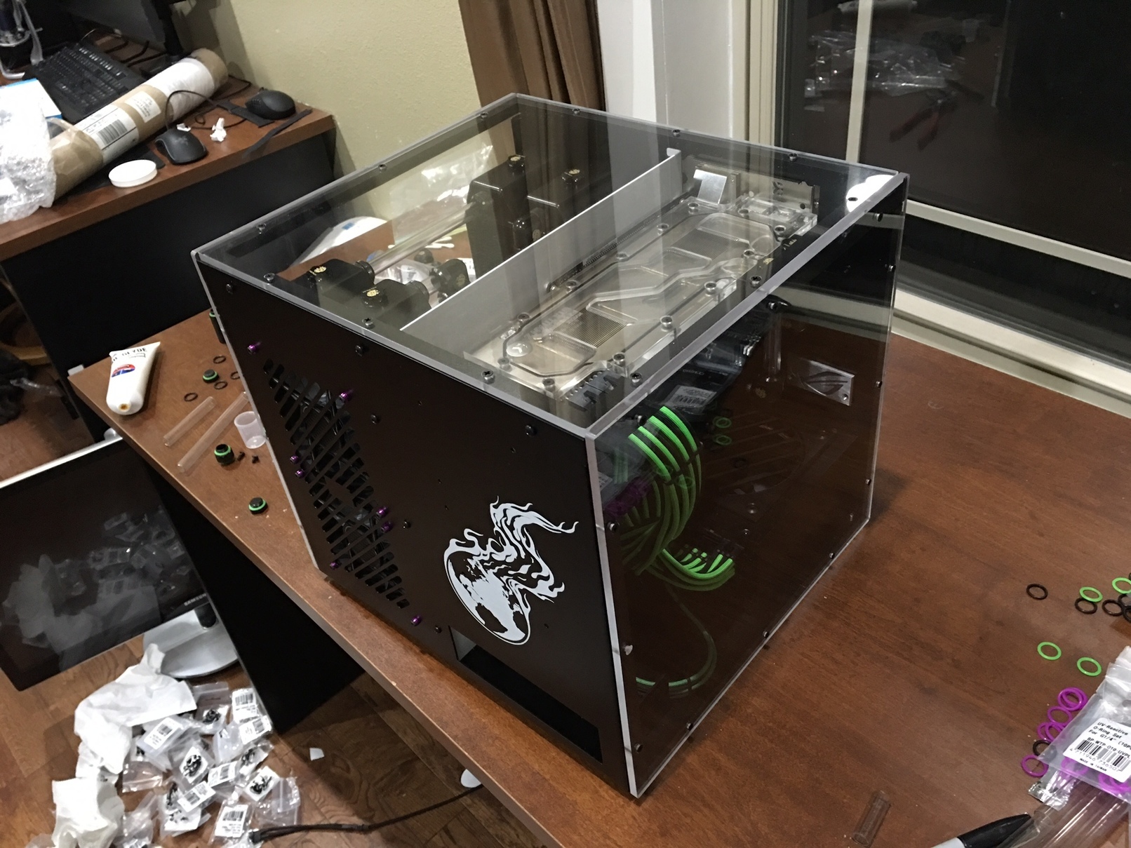 Custom Mini Itx Case For Watercooling Project Lan Syndicate Cases Chassis Level1techs Forums 0204