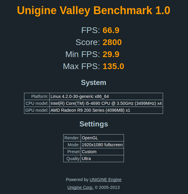 Post Your OpenGL Linux Benchmarks - Page 5 - Linux - Level1Techs Forums