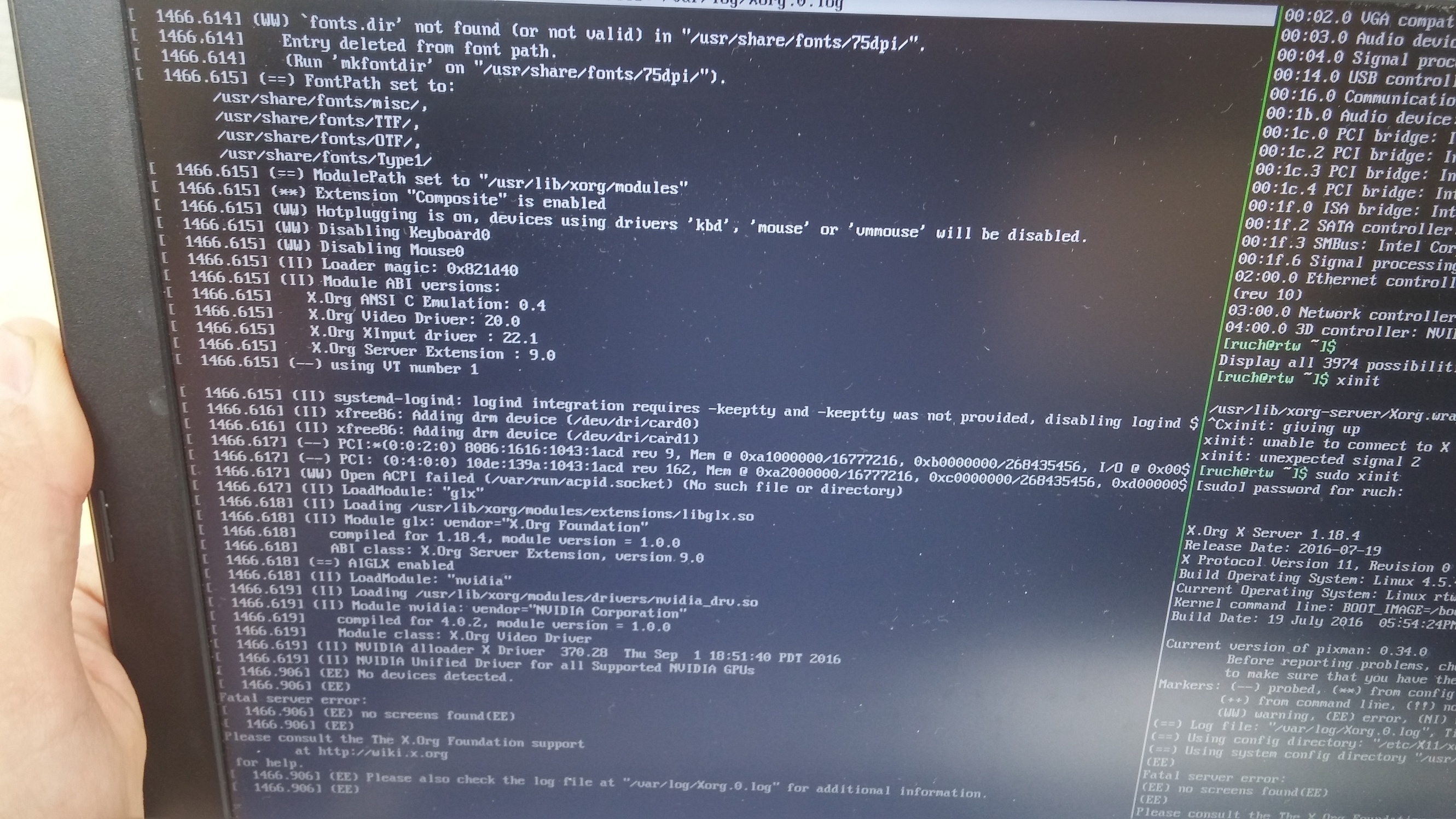 Update broke linux xorg server - Linux - Level1Techs Forums