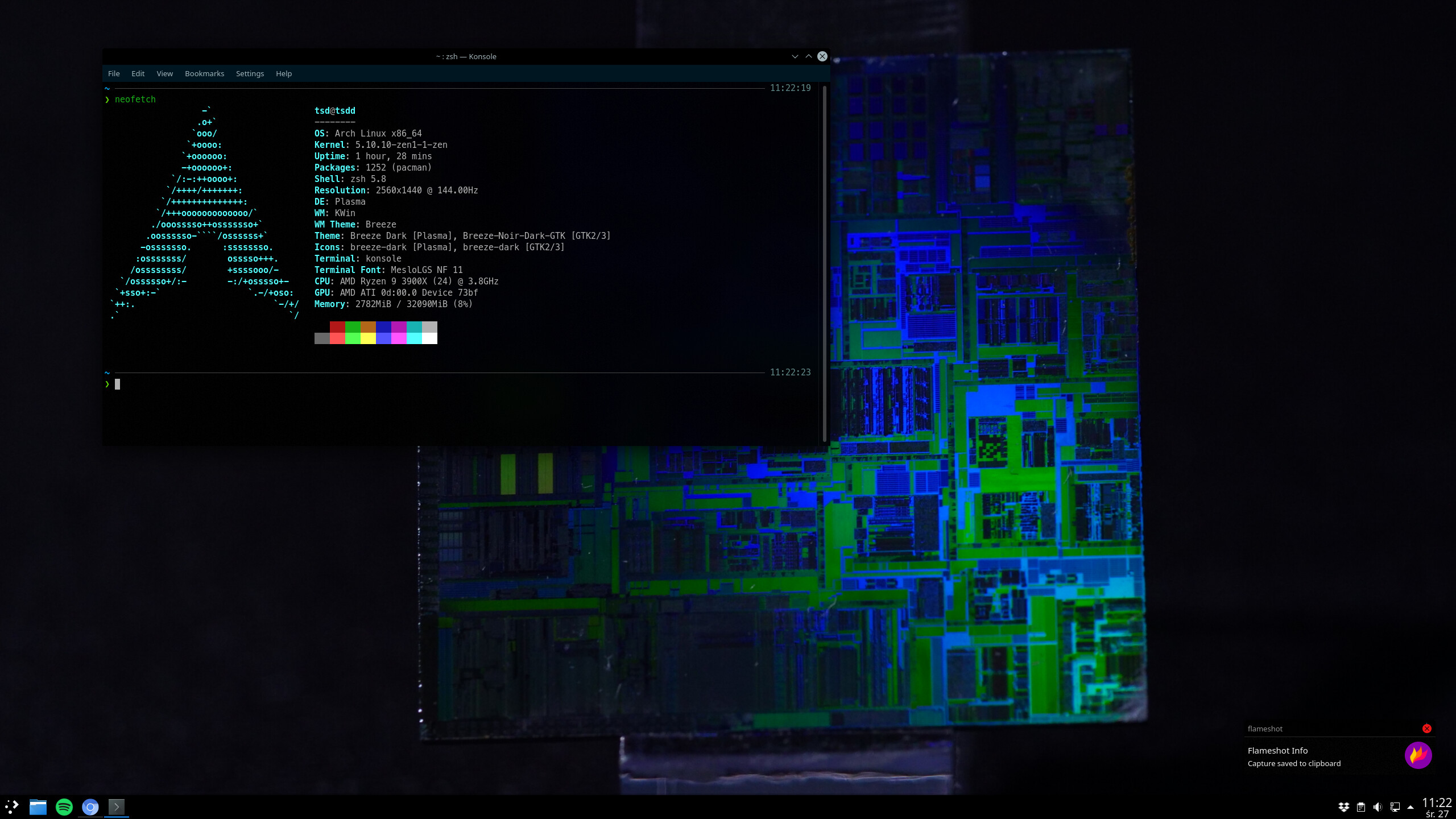 Neofetch Graphics Post your Neoflex (Neofetch) here - Page 4 - Linux - Level1Techs Forums