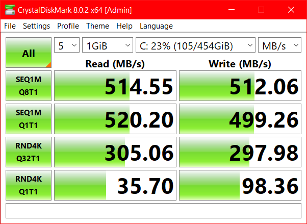 850 evo SATA m.2 no cache