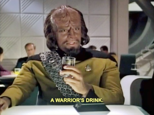 A warrior's drink