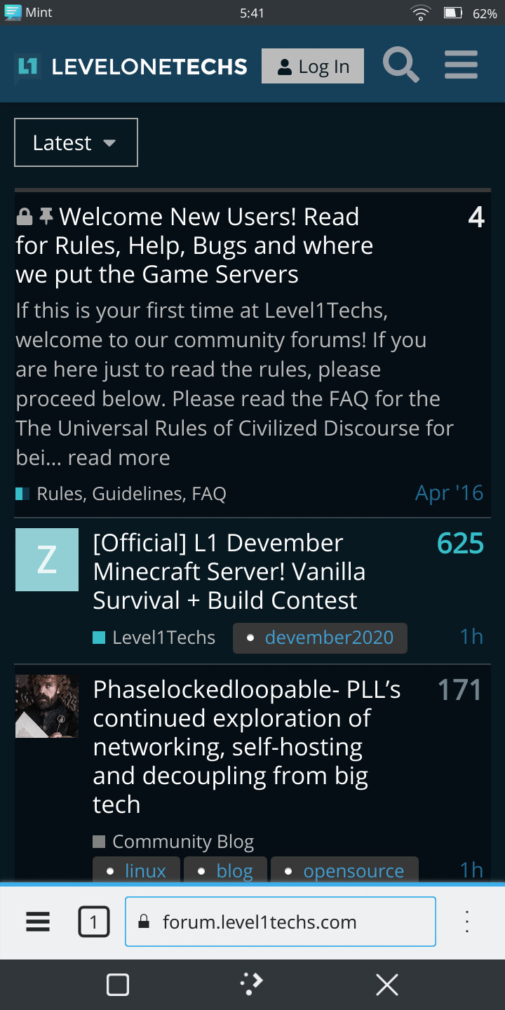 Linux Phone Hub - Page 23 - Linux - Level1Techs Forums
