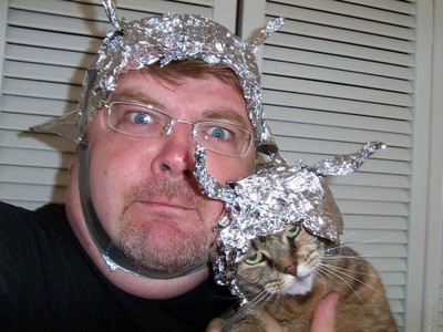 kitteh-and-man-in-tinfoil-hats