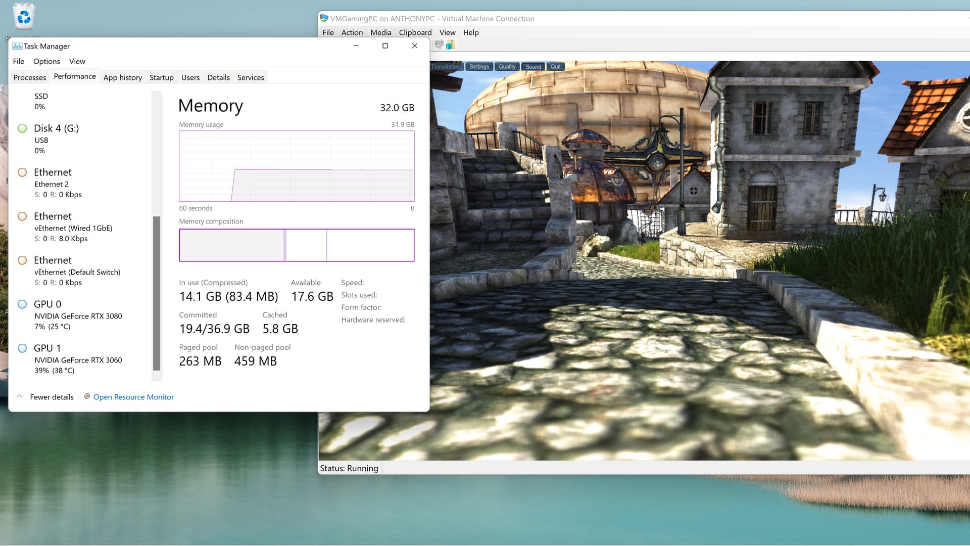 60 FPS in Heaven Benchmark, but 1-10 fps in some games · Issue #221 ·  jamesstringerparsec/Easy-GPU-PV · GitHub